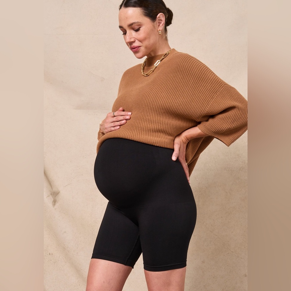 Black Maternity Shorts